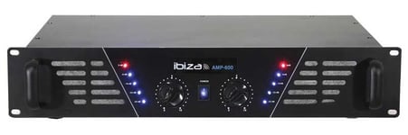 IBIZA amplificateur de sonorisation 2 x 480W noir