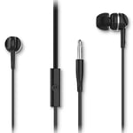 Motorola Sound Earbuds 105 - in ear headphones with cable - integrated microphone - crystal clear sound - incl. 6 silicone ear pads - black