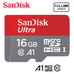 5PCS Sandisk 16GB Ultra Micro SD SDHC Card UHS-I Class 10 up to 98MB/s