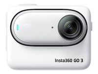 Insta360 Go 3 - Action-kamera - 2,7K / 30 fps - salama 32 GB - Wi-Fi, Bluetooth - jaervands op til 5 m - hvid