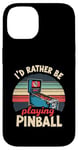 Jeu d'arcade vintage Pinball Machines Lover Coque pour iPhone 14