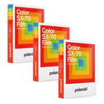 Polaroid SX70 Impossible Color Film TRIPLE Pack (24 Shots)