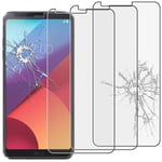 ebestStar - compatible with LG G6 Screen Protector H870, G6 Dual Premium Tempered Glass, x3 Pack anti-Shatter Shatterproof, 9H 3D Bubble Free [G6: 148.9 x 71.9 x 7.9mm, 5.7'']