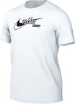 Nike Ct Dri Fit Swoosh Tennis T-Shirt White XXL