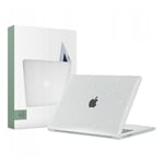 MacBook Air 15 M2/M3 (2023-2024) - Tech-Protect Smartshell Skal - Glitter Clear