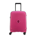 DELSEY PARIS - BELMONT PLUS - Slim Rigid Cabin Suitcase - 55x40x20 cm - 33 liters - S - Raspberry