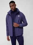adidas Sportswear Traveer Rain.Rdy Jacket (Gender Neutral) - Navy, Navy, Size S, Men
