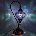 (20 Variations) World Home Living CE Approved Handmade Bronze Turkish Moroccan Arabian Eastern Bohemian Tiffany Style Bedside Glass Mosaic Beautiful Table Desk Lamp Lamps Light (1)