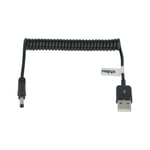 vhbw Câble USB de chargement compatible avec Panasonic HC-V750, HC-V757, HC-V770, HC-V770M, HC-V777, HC-V785GK caméra, camcorder, noir
