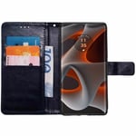 Lommebokdeksel 3-kort Motorola Edge 50 Pro - Mørkeblå