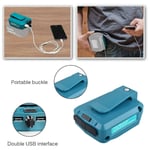 Power Bank Converter USB Phone Charger For Makita 18V 14.4V Li-ion Battery