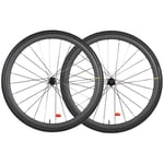 Mavic Ksyrium Pro Carbon UST Disc Road Rear Wheel - Black / 12mm Front 142x12mm Shimano Pair Centerlock 10-11 Speed Tubeless 700c