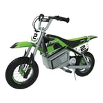 Razor Kids Electric Motorbike - SX350 McGrath Dirt Bike for Children 13+ w/ 14 mph Max Speed & 30 Minute Ride Time, Up to 7 Mile Range, 250W Ride On with 24V 7Ah Battery & 12" Pneumatic Tyres - Green