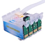Empty CISS continuous ink system Non OEM fit WF-2860DWF,WF-2865DWF Epson Printer