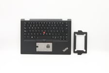 Lenovo Yoga X390 Keyboard Palmrest Top Cover Spanish Black Backlit 02HL514