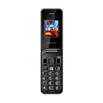 Téléphone portable basique Logicom Fleep 450 1,77" SIM standard 128 Go Noir