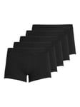 JackandJones 5-pack svarta boxershorts (Black,XL)