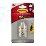3M Command Forever Classic Liten metallkrok i borstat nickel