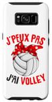 Coque pour Galaxy S8 J'Peux Pas J'ai Volley Volley-Ball Volleyball Fille Femme