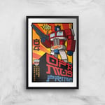 Transformers Roll Out Poster Art Print - A2 - Black Frame