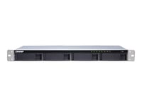 QNAP TS-431XeU - Serveur NAS - 4 Baies - rack-montable - SATA 6Gb/s - RAID 0, 1, 5, 6, 10, JBOD, disque de réserve 5 - RAM 8 Go - Gigabit Ethernet / 10 Gigabit Ethernet - iSCSI support - 1U