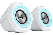 Paire d'Enceintes Gaming HECATE G1000 Bluetooth 10W. Blanc