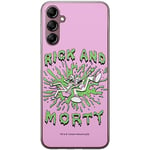 ERT GROUP mobile phone case for Samsung A14 4G/5G original and officially Licensed Rick and Morty pattern Rick & Morty 024 optimally adapted to the shape of the mobile phone, case made of TPU
