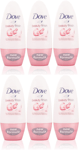 Dove Beauty Finish Roll On Deodorant Stick 50ml x 6