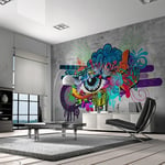 Fototapet - Graffiti eye - 400 x 280 cm - Premium