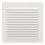 Amig - Grille de ventilation carrée en Aluminium | Grilles d'aération pour sortie d'air | Idéal pour plafond de cuisine et de salle de bain | Dimensions : 150 x 150 mm | Couleur: Blanc