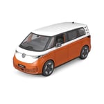 Maisto VW ID.Buzz (2023) : Voiture Miniature à l'échelle 1:25, Coffre et Portes Mobiles, Blanc/Orange (532914O)