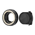 CameraPlus replacement for Drop-In Filter Mount Adapter EF-EOS R with Circular Polarizing Filter Canon #3442C005