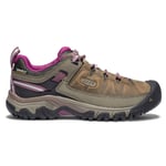 Keen Keen Women's Targhee III Waterproof Hiking Shoes Weiss/Boysenberry 39.5, Weiss/Boysenberry
