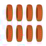 8ST/ Set Resebagage Caster Skor Resväska Hjul Skydd orange 8pcs-8pcs