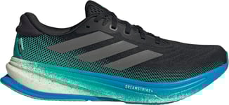 Adidas Men's Supernova Rise 2 Black/Iron Metallic/Glrgrn, 44 2/3