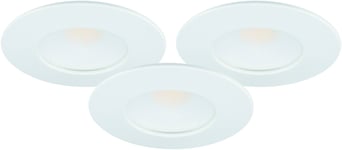 MD-231 Downlight 3000K 3x5W Vit 230V IP44 3-Pack