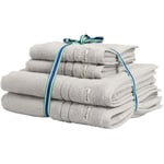 Premium Håndklær 4-pk 50x70 + 70x140 cm, Heather Grey, Heather Grey