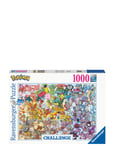 Challenge Pokémon 1000P Toys Puzzles And Games Puzzles Classic Puzzles Multi/patterned Ravensburger