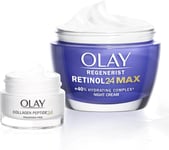 Olay Retinol MAX Moisturiser, Night Cream with Retinoid & Vitamin B3, 50Ml, Incl