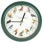 Mark Feldstein & Associates Audubon Horloge Murale/Bureau Motif Oiseau Chantant 20,3 cm