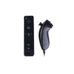 Manette Wiimote - Nunchunk - Noir Compatible Wii - Accessoire compatible PEGA