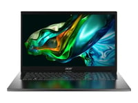 Acer Aspire 5 17 A517-58M - Intel Core i5 - 1335U / jusqu'à 4.6 GHz - Win 11 Home - Carte graphique Intel Iris Xe - 16 Go RAM - 512 Go SSD - 17.3" IPS 1920 x 1080 (Full HD) - Wi-Fi 6E - gris acier - clavier : Français