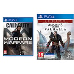 Call of Duty Modern Warfare PS4 & Assassin's Creed Valhalla - Limited Edition - Version PS5 incluse