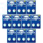 VARTA Lithium Coin knappcellsbatteri CR2430 2-pack x10