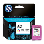 Original HP 62 Colour Ink Cartridge C2P06AE 4.5ml Officejet 5640 5740 7640 Foil