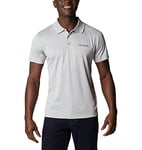 Columbia Men's Zero Rules Polo Shirt Technical Polo Shirt, Columbia Grey Heather, Size XL