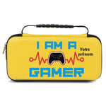 Etui Pochette Switch Lite Jaune Gamer Jeux Video Personnalisee