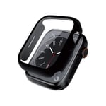 Crong Hybrid Watch Fodral - Fodral med glas för Apple Watch 41 mm (svart)