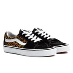 Vans Sk8-Low Leopard Women's Black Trainers