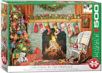 EG65005502 - Eurographics Puzzle 500 Pc - Christmas by the Fireplace